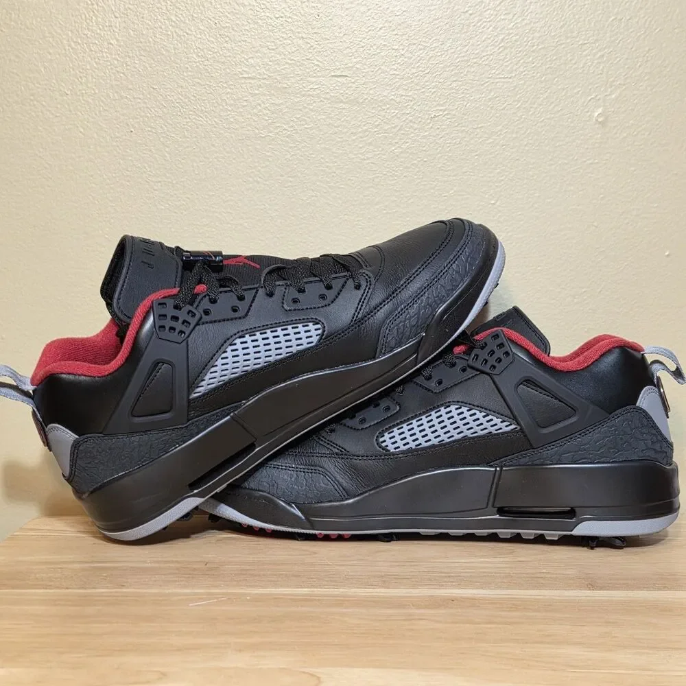 Jordan Spizike G Golf Shoes Black Stealth Varsity Red HQ4365-002 Men's Size 13